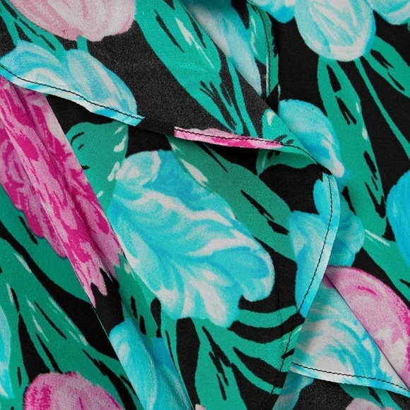 RIXO London Paloma Tulip Floral Silk Maxi Dress Size XS - Picture 13 of 14